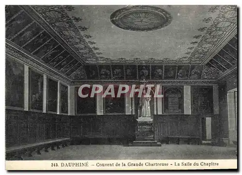 Cartes postales Dauphine Couvent de la Grande Charteuse la Salle du Chapitre