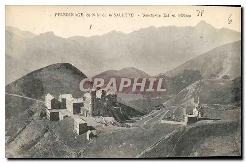 Cartes postales Pelerinage N D de la Salette Sanctuaire Est et l'Obiou