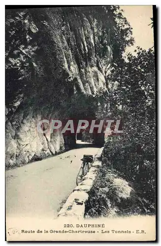 Cartes postales Dauphine Route de la Grande Chartreuse les Tunnels