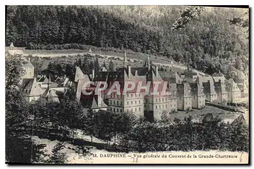 Cartes postales Dauphine Vue generale du couvent de la Grande Chartreuse