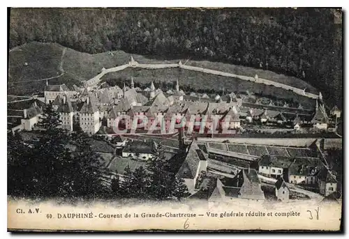 Ansichtskarte AK Dauphine Couvent de la Grande Chartreuse vue generae reduite et complete