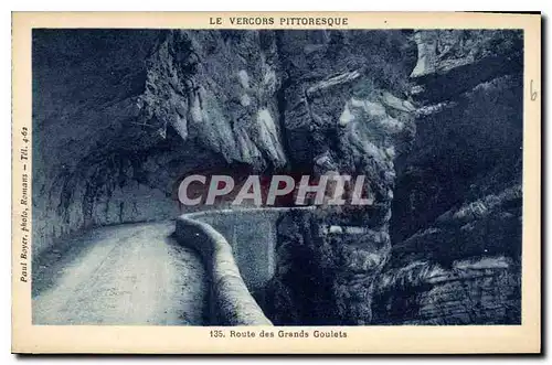 Cartes postales Le Vercors Pittoresque Route des Grands Goulets