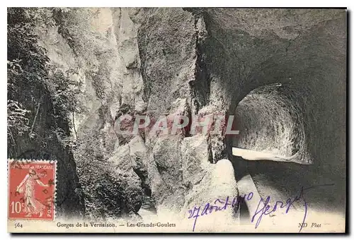 Cartes postales Gorges de la Vernaison les Grands Goulets