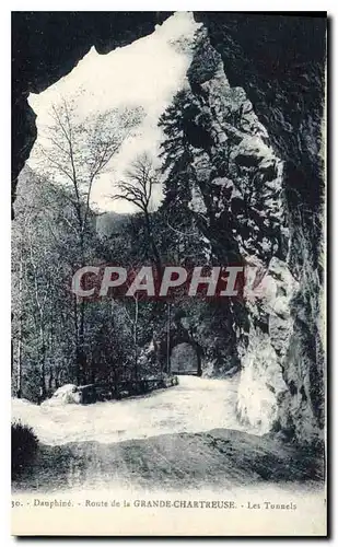 Cartes postales Sauphine Route de la Grande Chartreuse les Tunnels