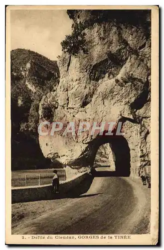 Cartes postales Defile du Claudan Gorges de la Tinee