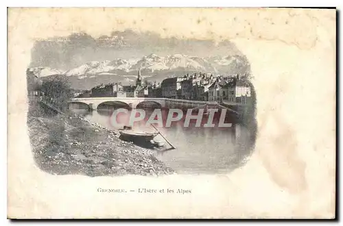 Cartes postales Grenoble l'Isere et les Alpes