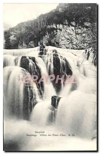 Cartes postales Dauphine Sassenage Chutes des Prises d'Eau