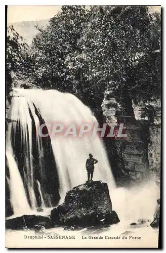 Cartes postales Dauphine Sassenage la Grande Cascade du Furon