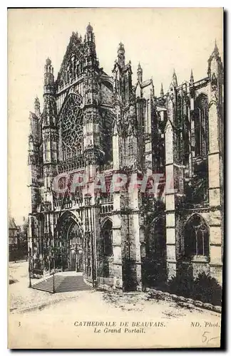 Cartes postales Chateau de Beauvais le grand portail