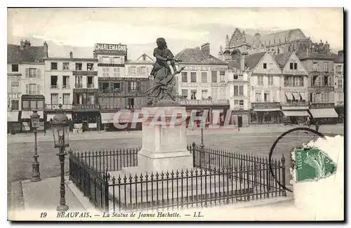 Cartes postales Beauvais La Statue de Jeanne Hachette