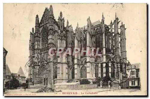 Cartes postales Beauvais La Cathedrale