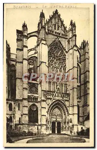 Ansichtskarte AK Beauvais La Cathedrale cote nord