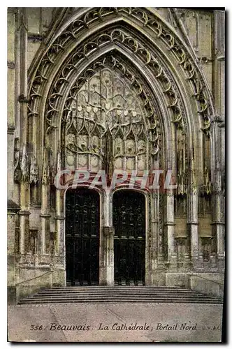 Ansichtskarte AK Beauvais la Cathedrale Portail Nord