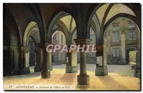 Cartes postales Angouleme Interieur de l'Hotel de Ville Le Cloitre