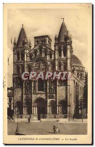 Ansichtskarte AK Cathedrale d'Angouleme La facade