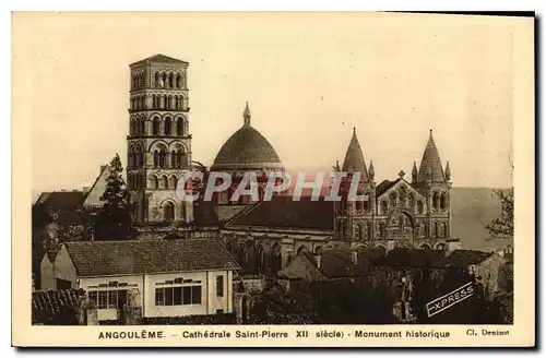 Ansichtskarte AK Angouleme Cathedrale Saint Pierre XII siecle Monument historique