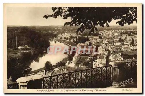 Cartes postales Angouleme la Charente et le Faubourg l'Houmeau