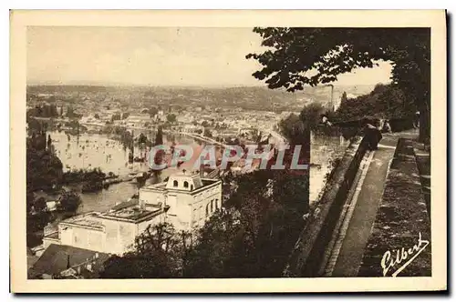Cartes postales Angouleme La Charente et le Port de l'Houmeau vus du Rempart Beaulieu