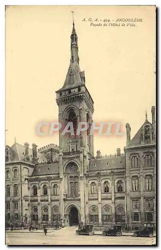 Cartes postales Angouleme Facade de l'Hotel de Ville