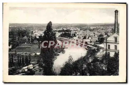 Ansichtskarte AK Angouleme vue sur la Vallee de la Charente et le Faubourg l'Houmeau