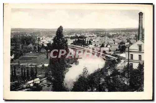 Cartes postales Angouleme vue sur la Vallee de la Charente et le Faubourg l'Houmeau
