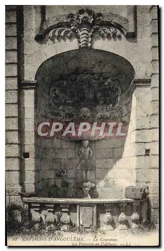 Ansichtskarte AK Environs d'Angouleme La Couronne la Fontaine de l'Abbaye