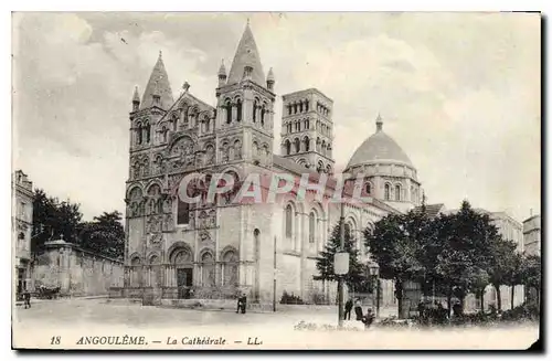 Cartes postales Angouleme La Cathedrale