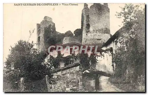 Cartes postales Saint Germain de Confolens vieux Chateau