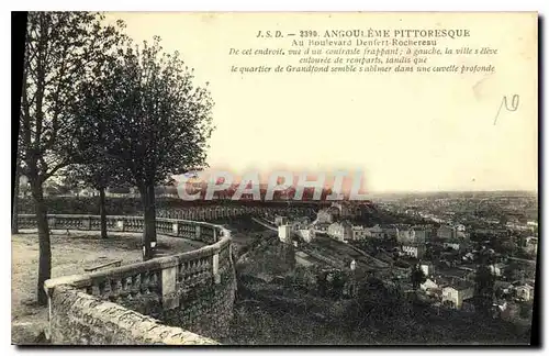 Ansichtskarte AK Angouleme Pittoresque Au Boulevard Denfert Rochereau