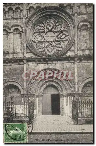 Ansichtskarte AK Cognac Porte principale de l'Eglise