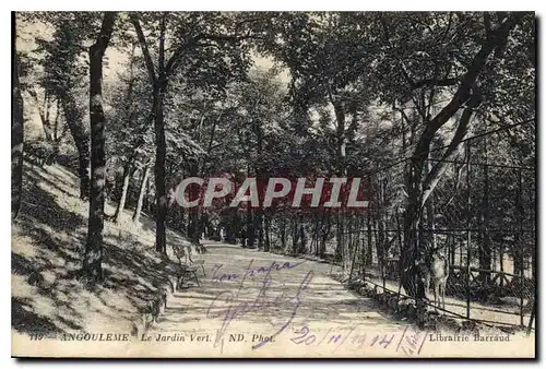 Cartes postales Angouleme Le Jardin Vert