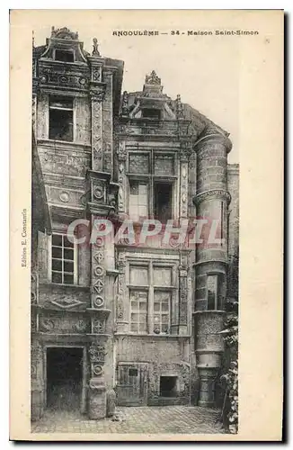 Cartes postales Angouleme Maison Saint Simon