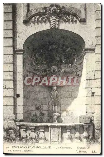 Ansichtskarte AK Environs d'Angouleme la Couronne Fontaine de l'Abbaye