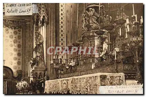 Cartes postales L'Aunis et Saintonge Beau Retable Louis XV de l'Eglise de Tonnay Charente