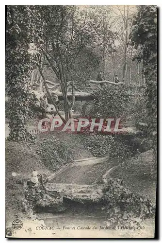 Cartes postales Cognac Pont et Cascade du Jardin de