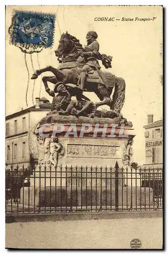 Cartes postales Cognac Statue Francois 1er