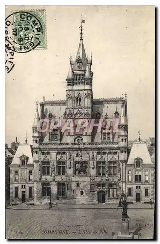 Cartes postales Compiegne l'Hotel de Ville