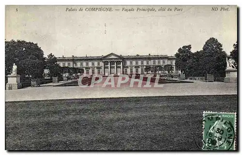 Cartes postales Palais de Compiegne Facade Principale cute du Parc