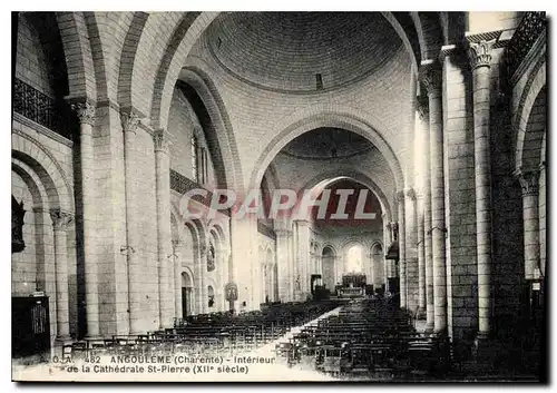 Ansichtskarte AK Angouleme Charente interieur de la Cathedrale St Pierre XII siecle