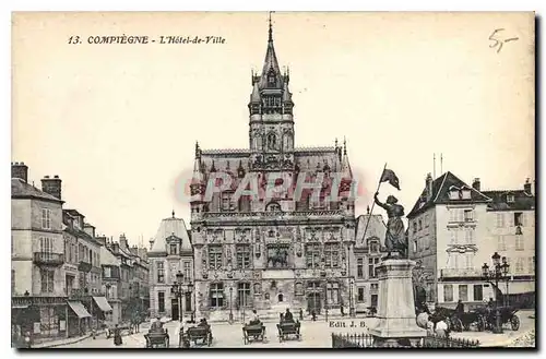 Cartes postales Compiegne l'Hotel de Ville