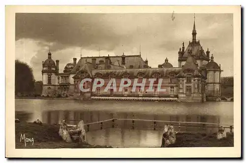 Cartes postales Les Petits Tableaux de l'Ile de France Chateau de Chantilly le Petit Chateau et la Tour du Treso