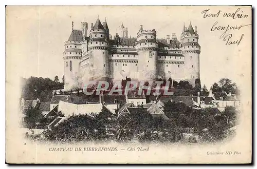 Ansichtskarte AK Chateau de Pierrefonds Cote Nord