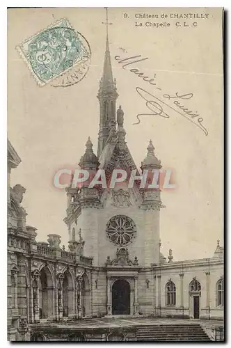 Cartes postales Chateau de Chantilly la Chapelle