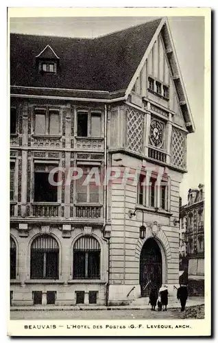 Cartes postales Beauvais l'hotel des Postes