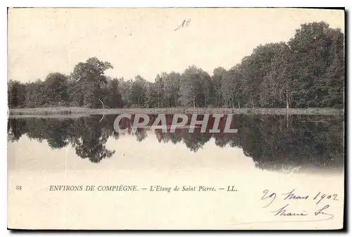 Ansichtskarte AK Environs de Compiegne l'Etang de Saint Pierre