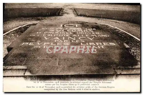 Cartes postales Foret de Compiegne Monument de l'Armistice