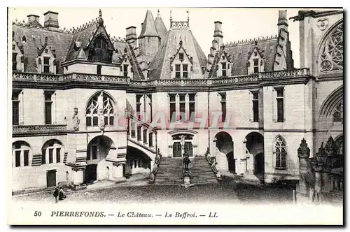 Cartes postales Pierrefonds le Chateau le Beffroi