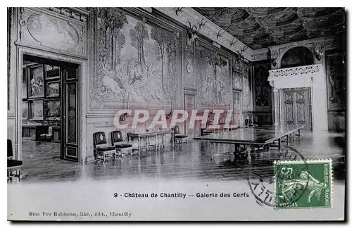 Ansichtskarte AK Chateau de Chantilly Galerie des Cerfs