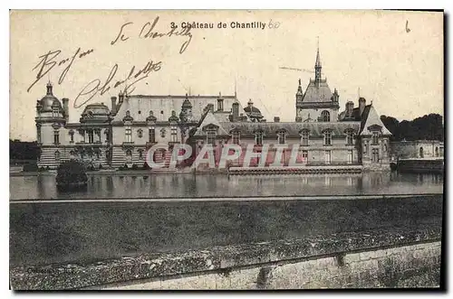 Cartes postales Chateau de Chantilly