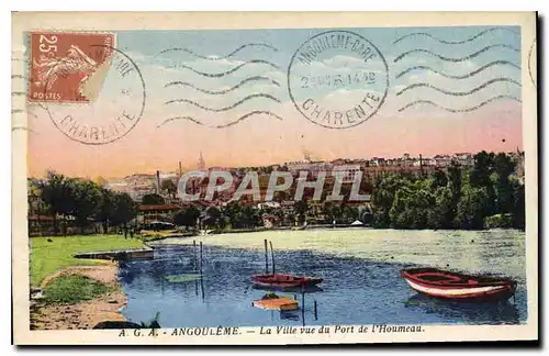 Cartes postales Angouleme La Ville vue du Port de l'Houmeau